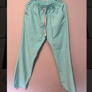 Figs cargo scrubs seaglass